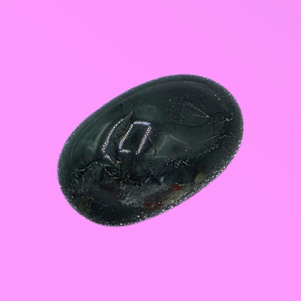 African Bloodstone Crystal Tumble Stone